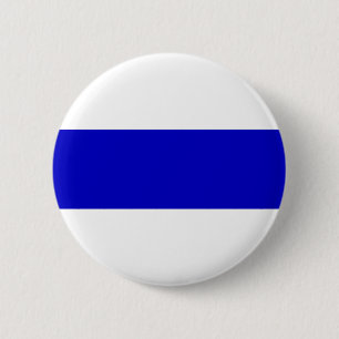 Russische Anti-Kriegs-Fahne ukrainische blaue Lini Button