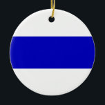 Russische Anti-Kriegsflagge ukrainische Invasion S Keramik Ornament<br><div class="desc">Russische Anti-Kriegs-Fahne ukraine Blaue Linie Solidarität Symbol Protest</div>