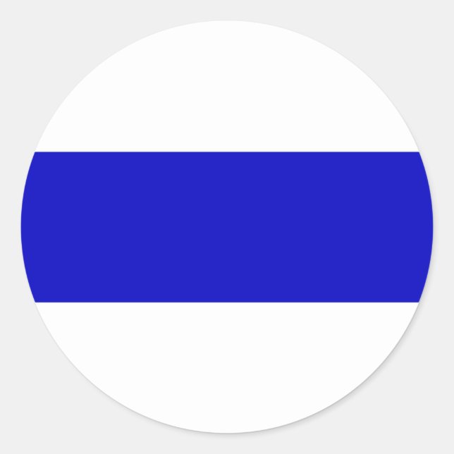 Russische Anti-Kriegsflagge ukrainische Invasion S Runder Aufkleber (Vorderseite)