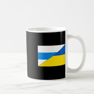 Russische Antikriegsflagge Ukraine-Flagge Net Voyn Kaffeetasse