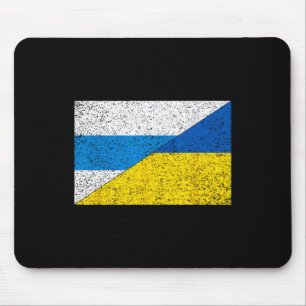 Russische Antikriegsflagge Ukraine-Flagge Net Voyn Mousepad