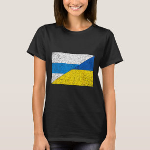 Russische Antikriegsflagge Ukraine-Flagge Net Voyn T-Shirt