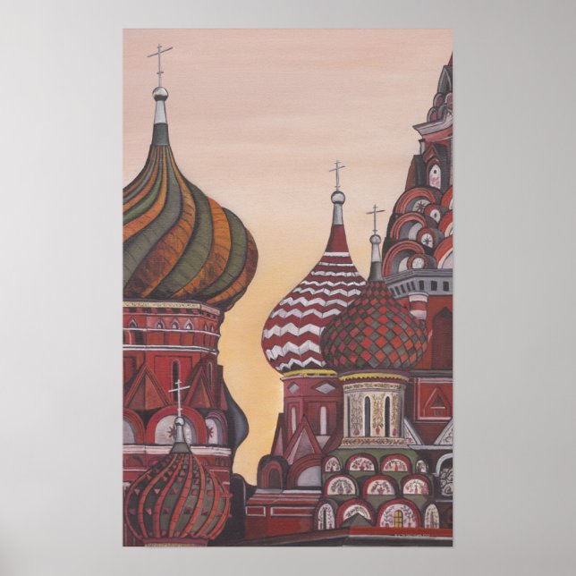 Russische Architektur Poster (Vorne)