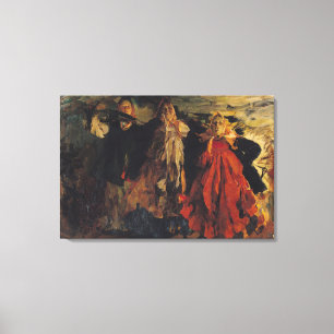 Russische Bauern, 1902 Leinwanddruck