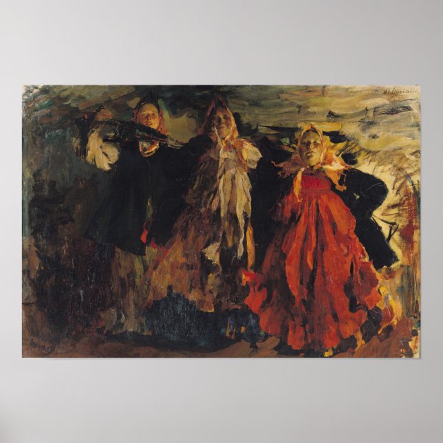 Russische Bauern, 1902 Poster (Vorne)