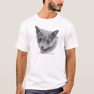 Russische blaue Katze T-Shirt