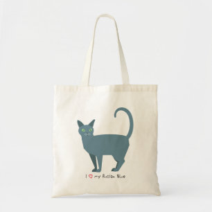 Russische Blue Shopping-Tasche Tragetasche
