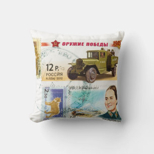 Russische Briefmarke Kissen