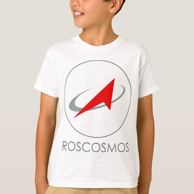 Russische bundesstaatliche Raum-Agentur: Roscosmos T-Shirt (Vorderseite)