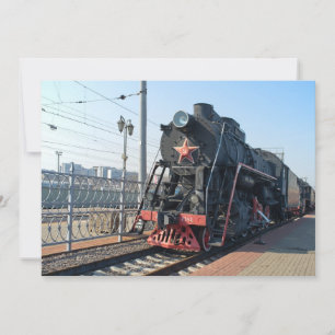 Russische Dampflokomotive L-2342. Baujahr 1954