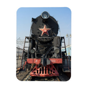 Russische Dampflokomotive L-2342. Baujahr 1954 Magnet