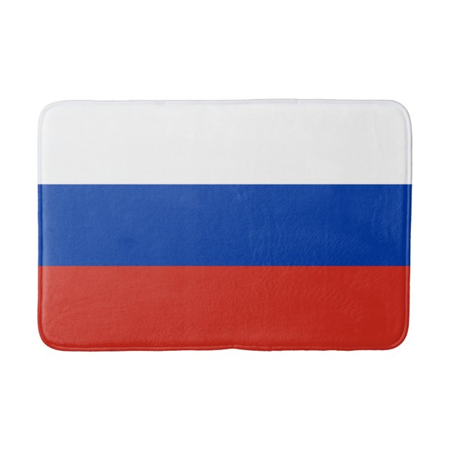 Russische Flagge Badematte (Vorderseite)