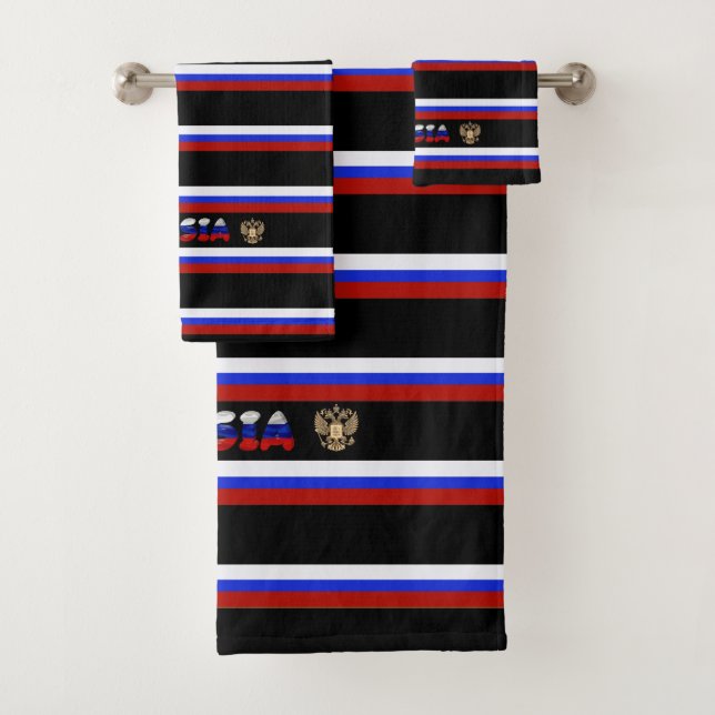 Russische Flagge Badhandtuch Set (Insitu)