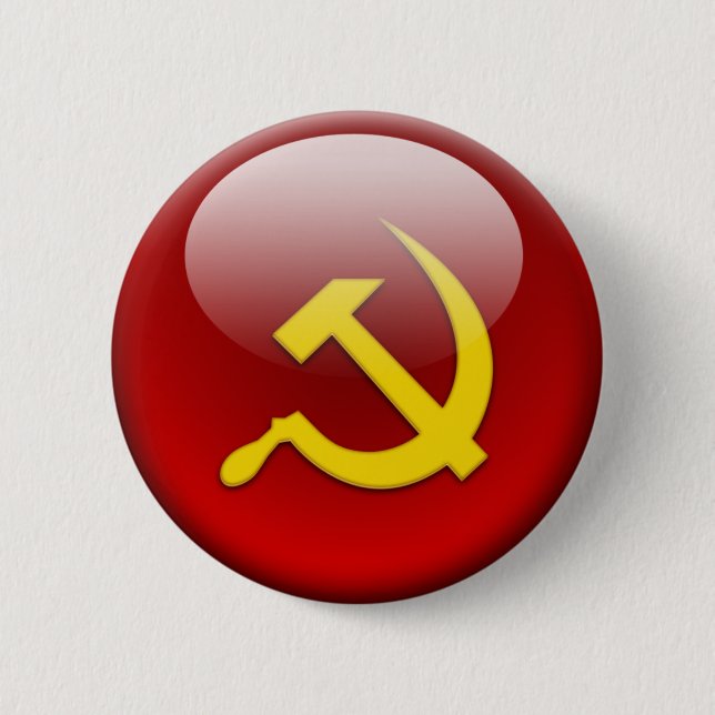 Russische Flagge Button (Vorderseite)