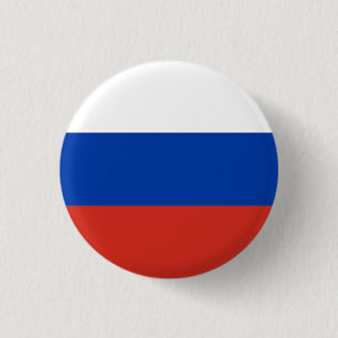 Russische Flagge, Flagge Russlands Button