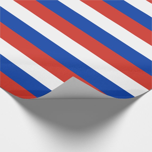 Russische Flagge Geschenkpapier (Ecke)