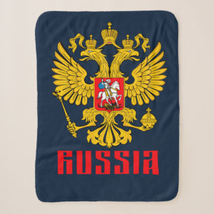 Russische Flagge Kaiserlicher Adler Russisch Ortho Sherpadecke