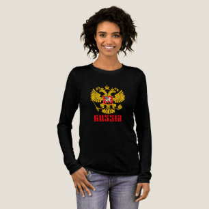 Russische Flagge Kaiserlicher Adler Russisch-Ortho Tri-Blend Shirt