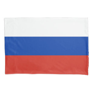 Russische Flagge Kissenbezug