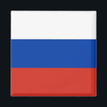 Russische Flagge Magnet<br><div class="desc">Anpassbare World Flag Produkte - Bitte fühlen Sie sich frei,  Ihren eigenen Text hinzuzufügen.</div>