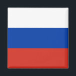 Russische Flagge Magnet<br><div class="desc">Anpassbare World Flag Produkte - Bitte fühlen Sie sich frei,  Ihren eigenen Text hinzuzufügen.</div>