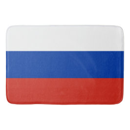 Russische Flagge (Russland) Bath Mat Badematte