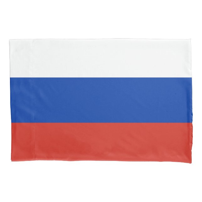 Russische Flagge (Russland) Kissenbezug (Vorderseite-Links)