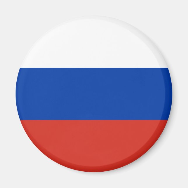 Russische Flagge (Russland) Magnet (Vorne)