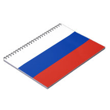 Russische Flagge (Russland) Notebook