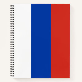 Russische Flagge (Russland) Notebook Notizbuch