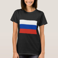 Russische Flagge (Russland) T - Shirt