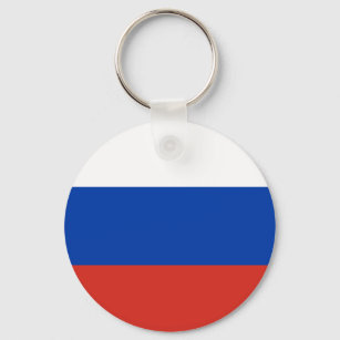 Russische Flagge Schlüsselanhänger