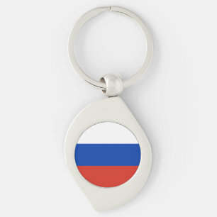Russische Flagge Schlüsselanhänger