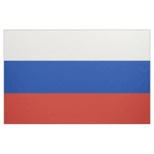 Russische Flagge Stoff