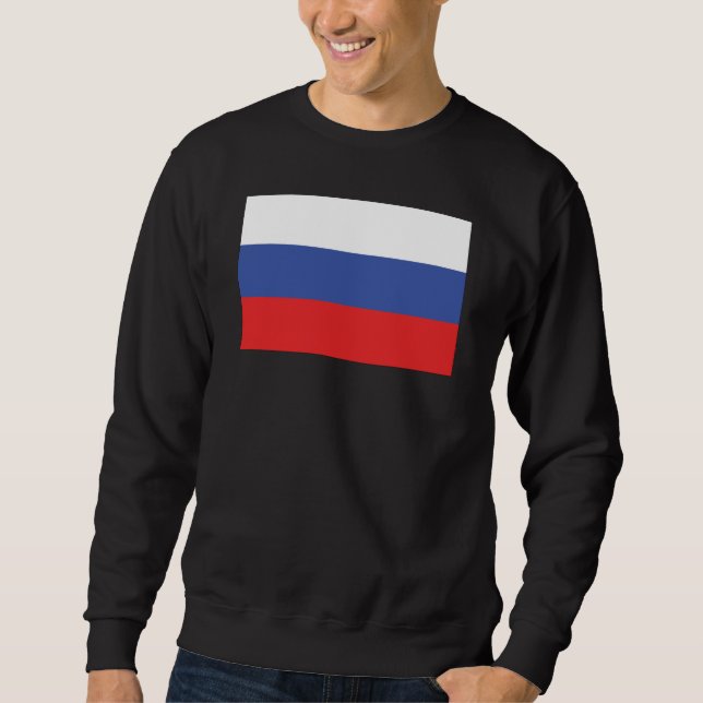 Russische Flagge Sweatshirt (Vorderseite)