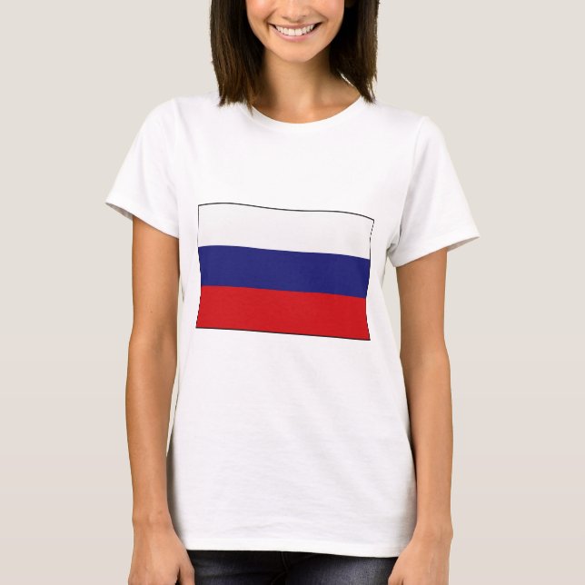 Russische Flaggen-T - Shirts und Geschenke (Vorderseite)