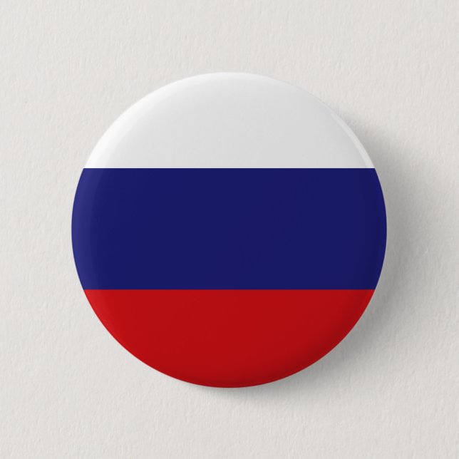 Russische Flaggen-T - Shirts und Geschenke Button (Vorderseite)