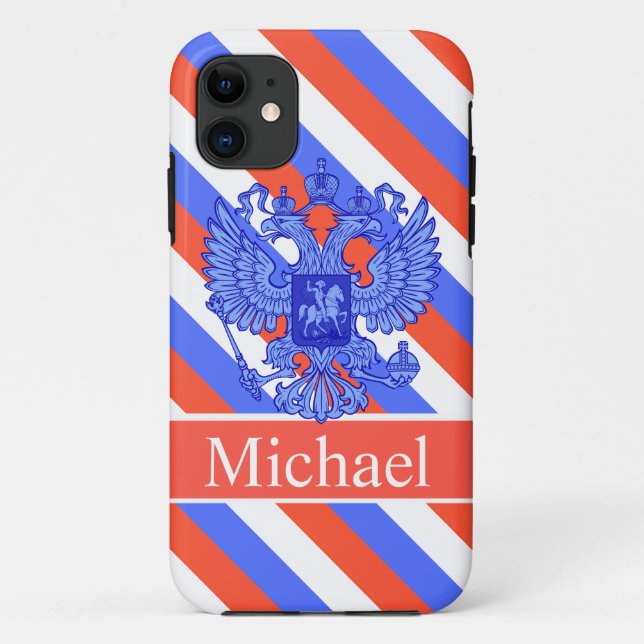 Russische Föderation Case-Mate iPhone Hülle (Rückseite)