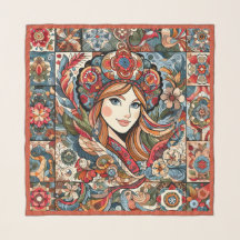 Russische Folklore Schwarz Bohemischer Chic Mode