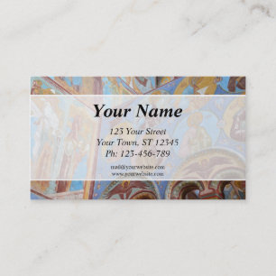 Russische Fresken-Visitenkarte Visitenkarte