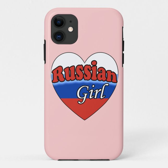 Russische Girl Case-Mate iPhone Hülle (Rückseite)