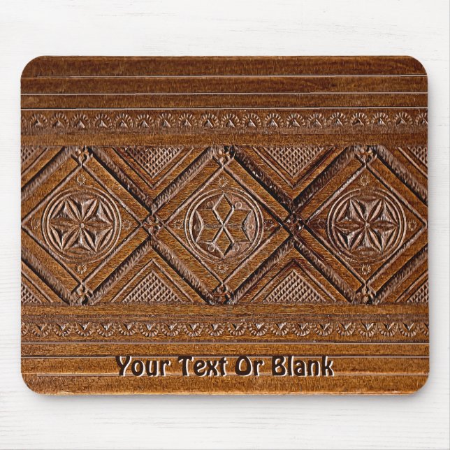 Russische Holzkiste Mousepad (Vorne)