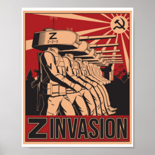 Russische Invasion der Ukraine 2022 Poster