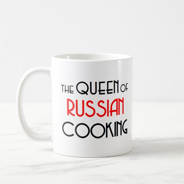 Russische Kochkönigin Kaffeetasse (Links)