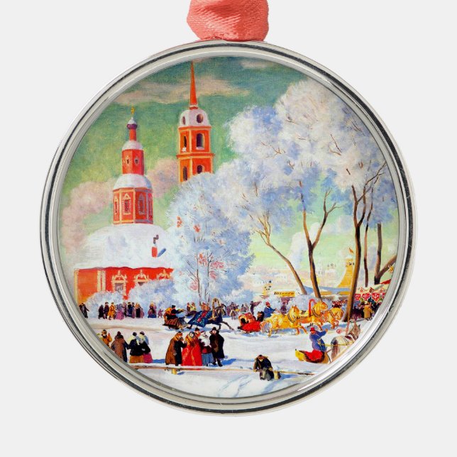 Russische Kunst Weihnachtsgeschenk Ornamente (Vorne)