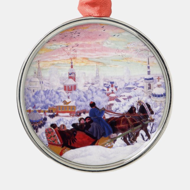 Russische Kunst Weihnachtsgeschenke Ornamente (Vorne)