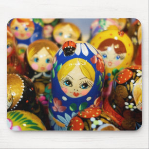 Russische Matrjoschka Mousepad