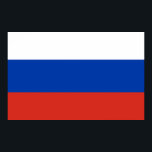 Russische Nationalflagge Poster<br><div class="desc">Woll allen,  zu wissen,  dass du ein bestimmtes Land repräsentierst? Zeigen Sie Ihren nationalen Stolz mit dieser Flagge des Weltprodukts. Dieses Element zeigt eine Weltflagge mit der Flagge Russlands. Besuchen Sie das World Flags Poster unter https://www.zazzle.com/worldflagsposter für weitere Produkte mit Flaggen und Bannern aus aller Welt.</div>
