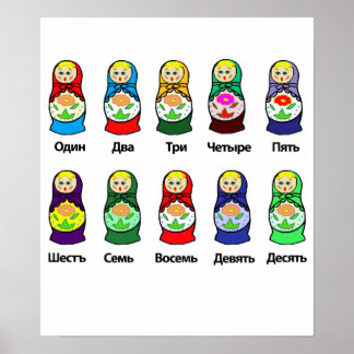 Russische Nesting Doll (Matryoshka) Poster