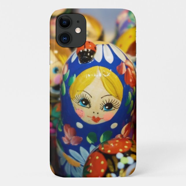 Russische Nesting Dolls Case-Mate iPhone Hülle (Rückseite)